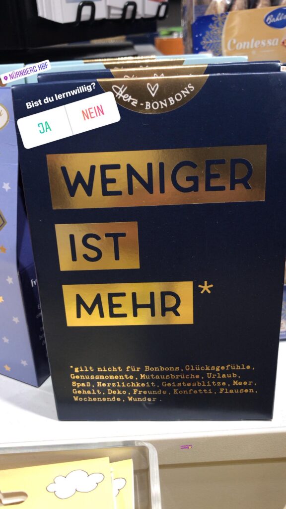 Dr. Norbert Dennerlein: *gilt nicht für Bonbons, Glücksgefühle, Genussmomente, Mutausbrüche, Urlaub, Spaß, Herzlichkeit, Geistesblitze, Meer, Gehalt, Deko,