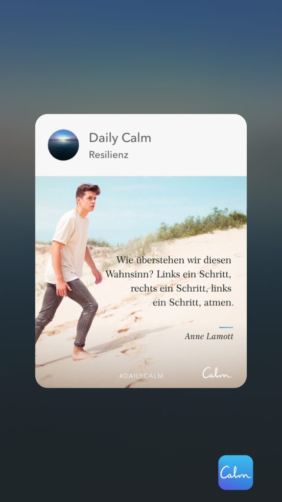Dr. Norbert Dennerlein: Daily Calm Resilienz Wie überstehen wir diesen » Wahnsinn
