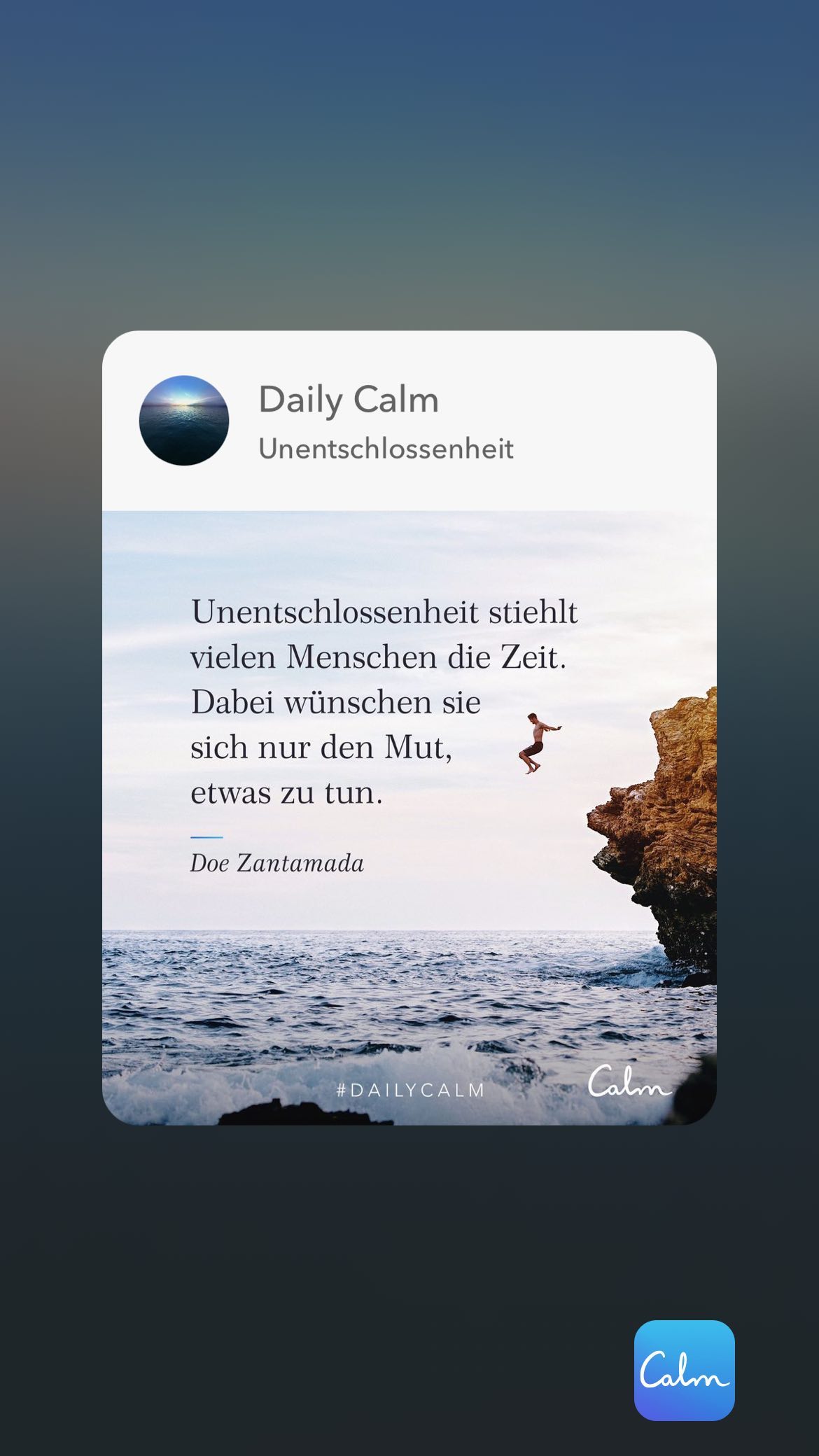 Daily Calm Unentschlossenheit Unentschlossenheit stiehlt vielen Menschen die Zeit