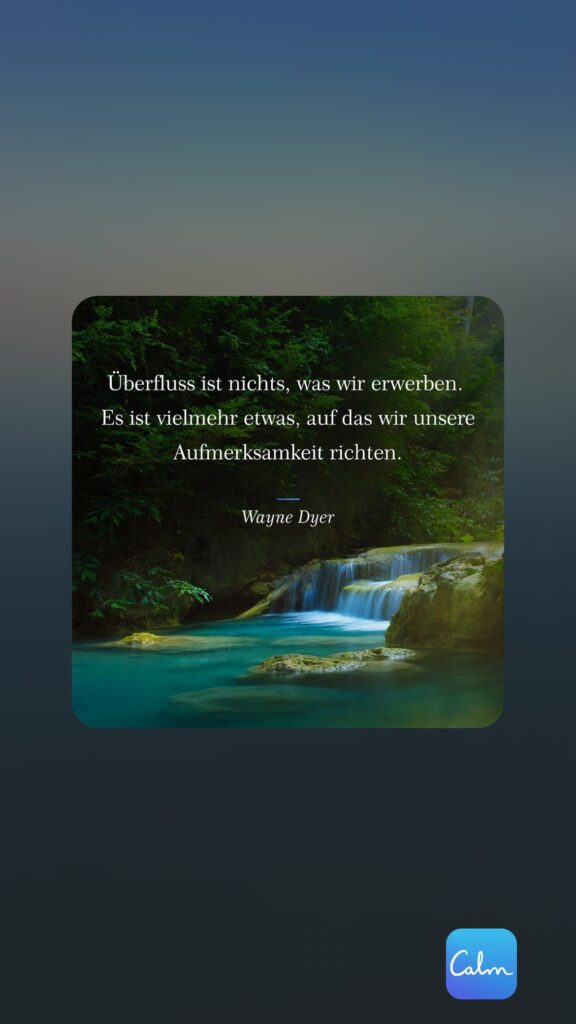 Dr. Norbert Dennerlein: Überfluss ist nichts, was wir erwerben