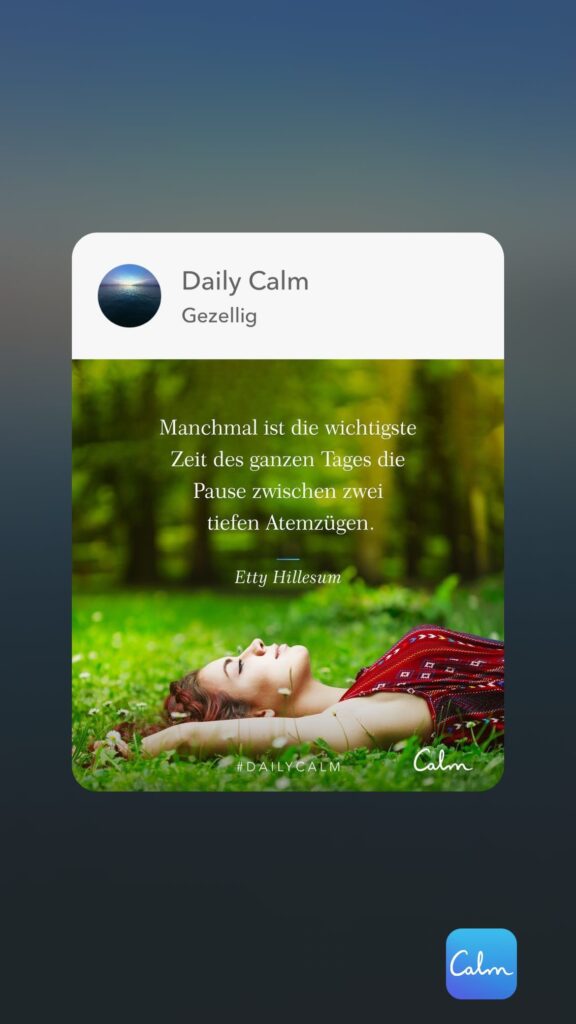 Dr. Norbert Dennerlein: Daily Calm Gezellig