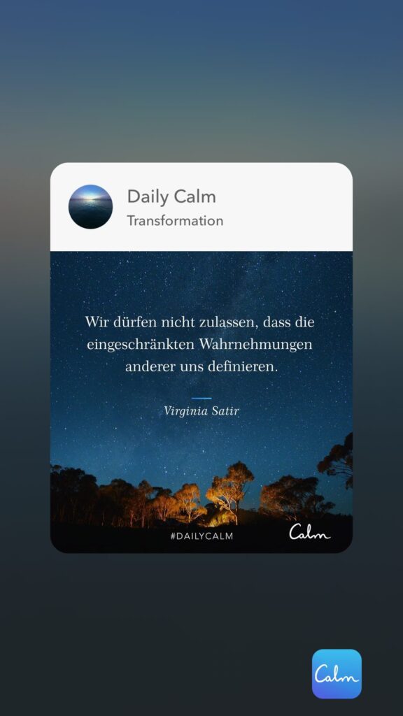 Dr. Norbert Dennerlein: Daily Calm Transformation Wir dürfen nicht zulassen, dass die