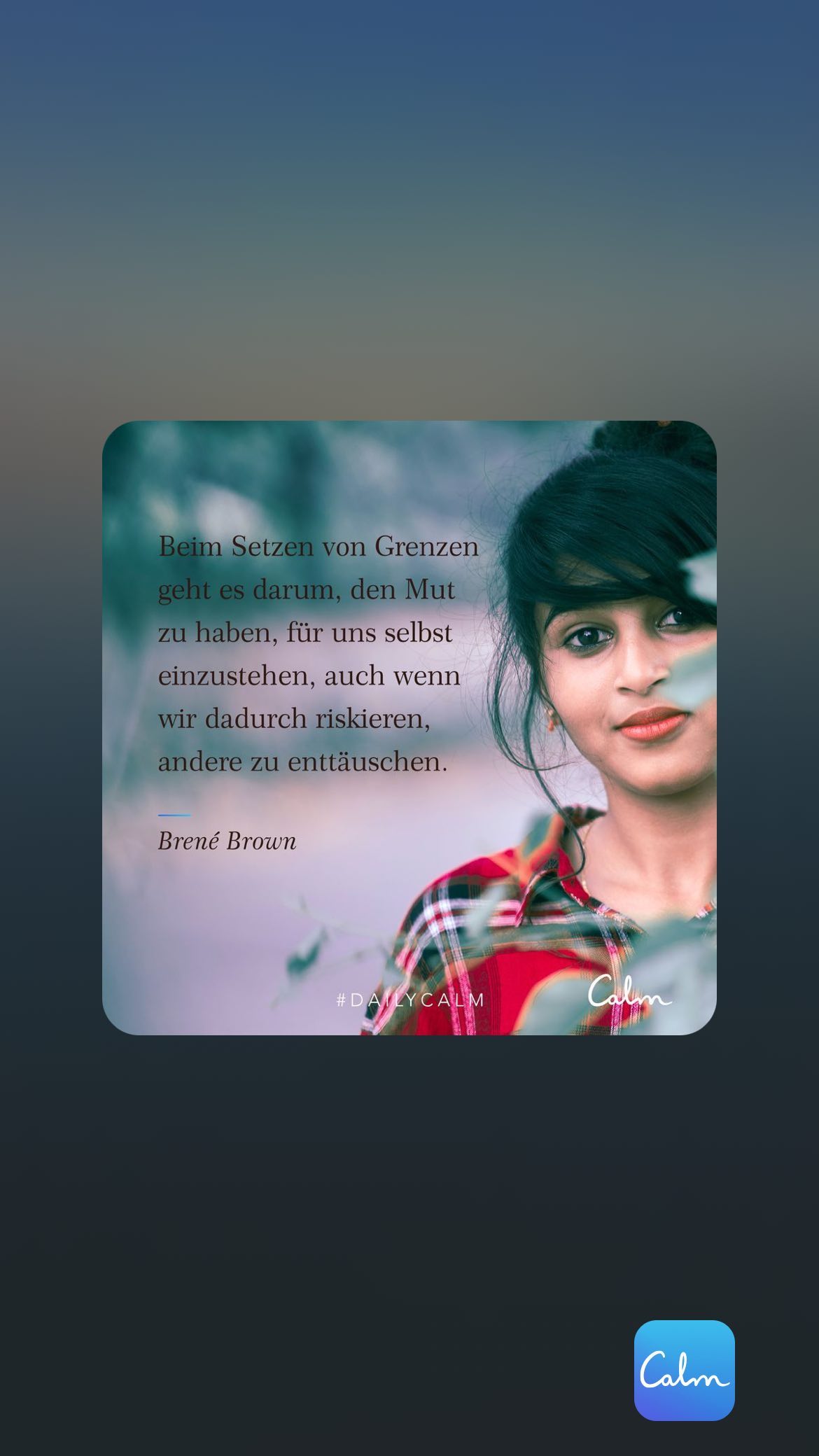 Zu haben, für uns selbst einzustehen, auch wenn wir dadurch riskieren, andere zu enttäuschen