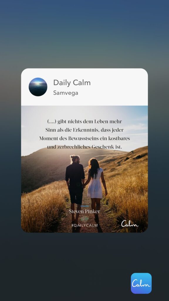 Dr. Norbert Dennerlein: Daily Calm Samvega (