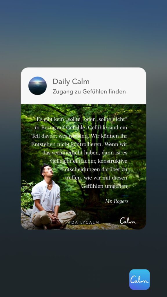 Dr. Norbert Dennerlein: Daily Calm Zugang zu Gefühlen finden Se EI eas 330 mas Es de
