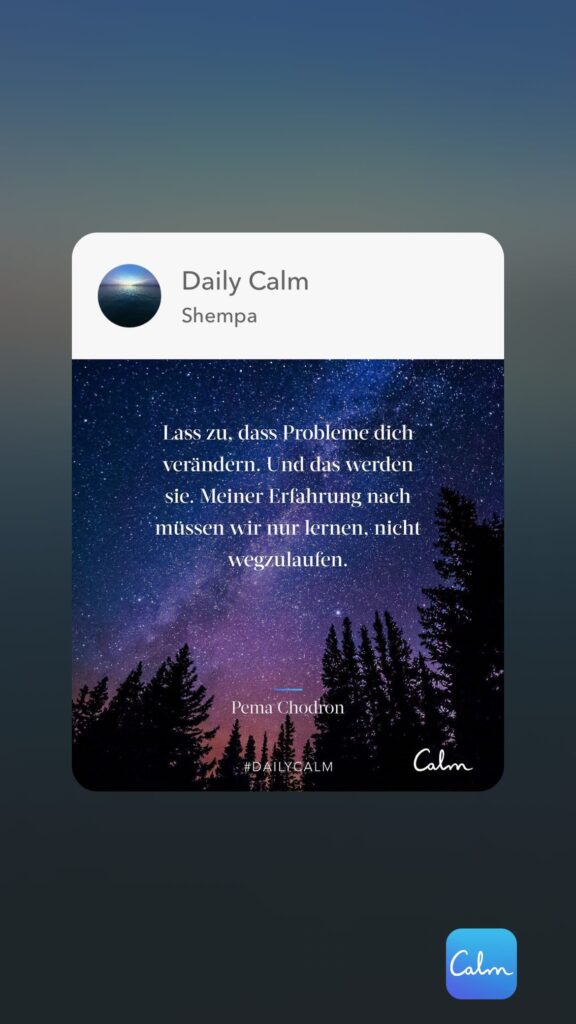 Dr. Norbert Dennerlein: Daily Calm Shempa