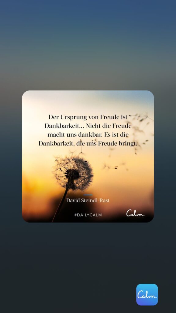 Dr. Norbert Dennerlein: Der Ursprung von Freude ist ~ Dankbarkeit