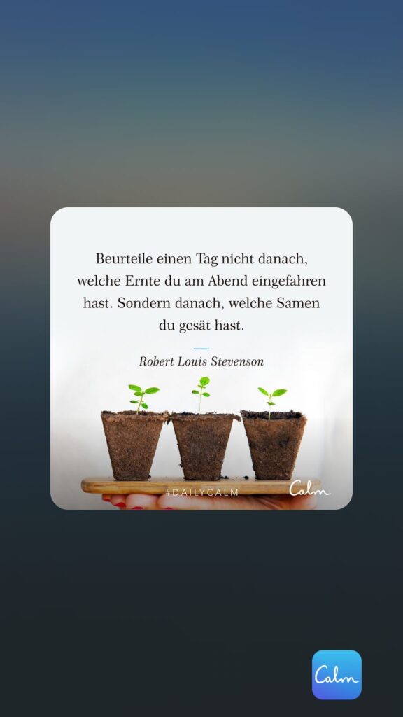 Dr. Norbert Dennerlein: Beurteile einen Tag nicht danach, welche Ernte du am Abend eingefahren hast