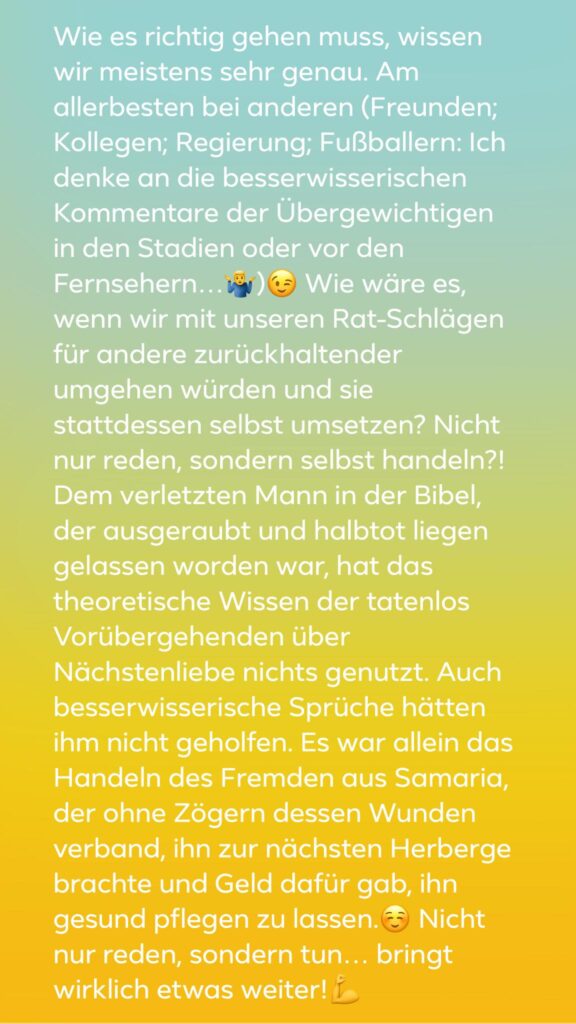 Dr. Norbert Dennerlein: Wie es richtig gehen muss, wissen wir meistens sehr genau