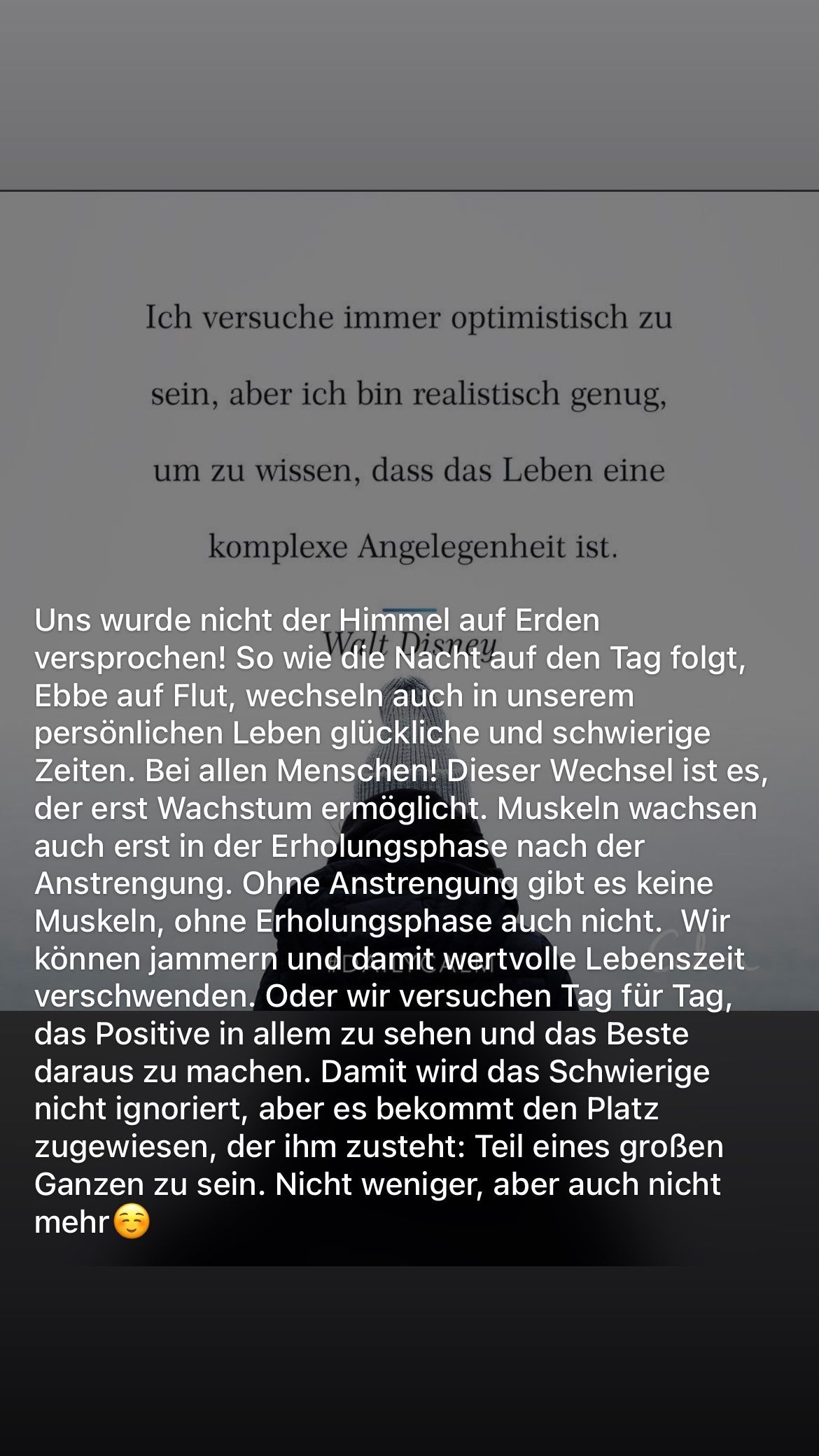 Ich versuche immer optimistisch zu sein, aber ich bin realistisch genug, um zu wissen,