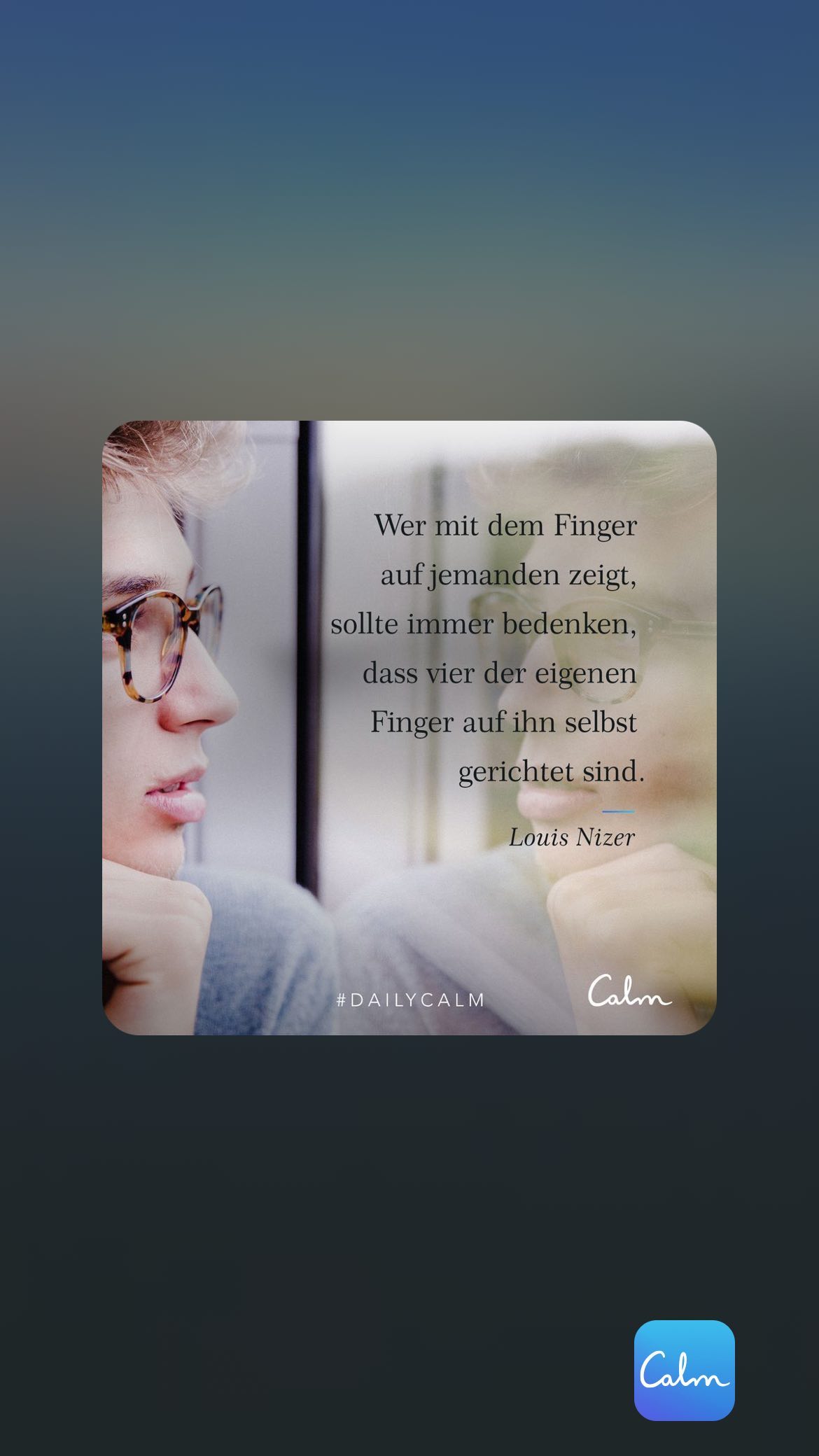 Wer mit dem Finger auf jemanden zeigt, sollte pee bedenken, dass vier det eigenen