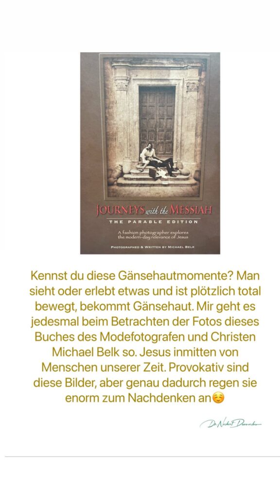 Dr. Norbert Dennerlein: With the THE PARABLE EDITION Kennst du diese Gansehautmomente