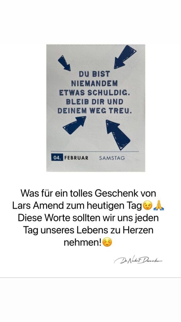 Dr. Norbert Dennerlein: BIST NIEMANDEM ETWAS SCHULDIG