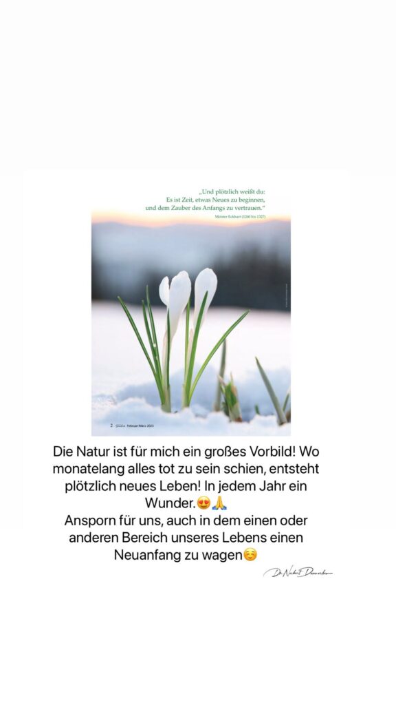 Dr. Norbert Dennerlein: „Und plötzlich weißt du: Es ist Zeit, etwas Neues zu beginnen, und dem Zauber