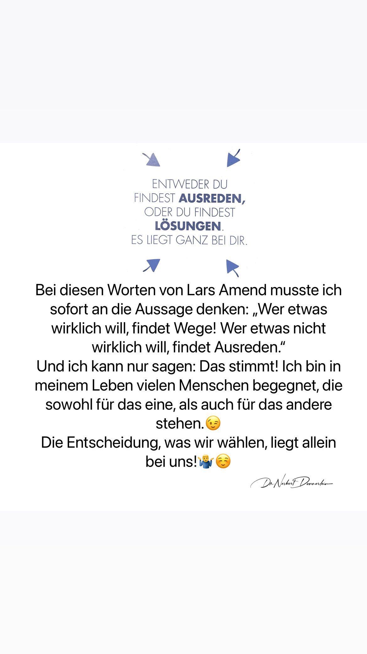 Ye Bs ENTWEDER DU FINDEST AUSREDEN, ODER DU FINDEST LOSUNGEN