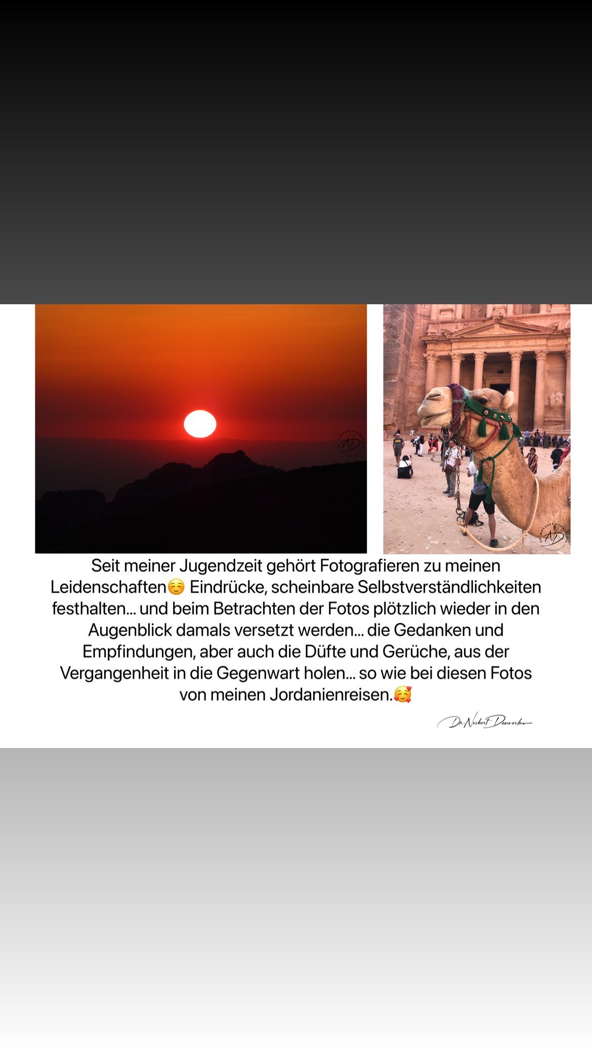 Seit meiner Jugendzeit gehört Fotografieren zu meinen Leidenschaften Eindrücke, scheinbare Selbstverstandlichkeiten festhalten