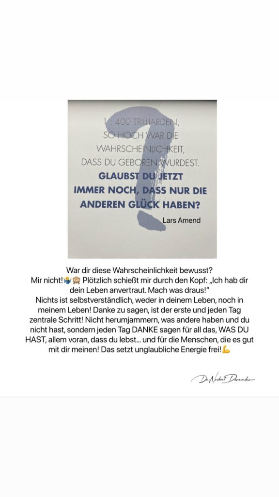 Dr. Norbert Dennerlein: WAHRSCHEINI