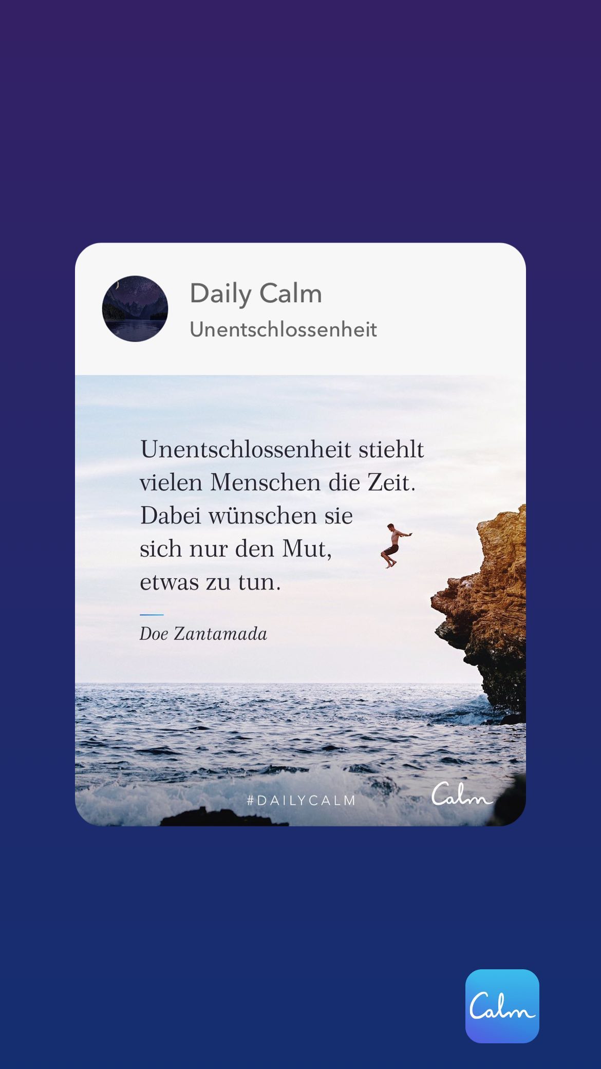 Daily Calm Unentschlossenheit Unentschlossenheit stiehlt vielen Menschen die Zeit