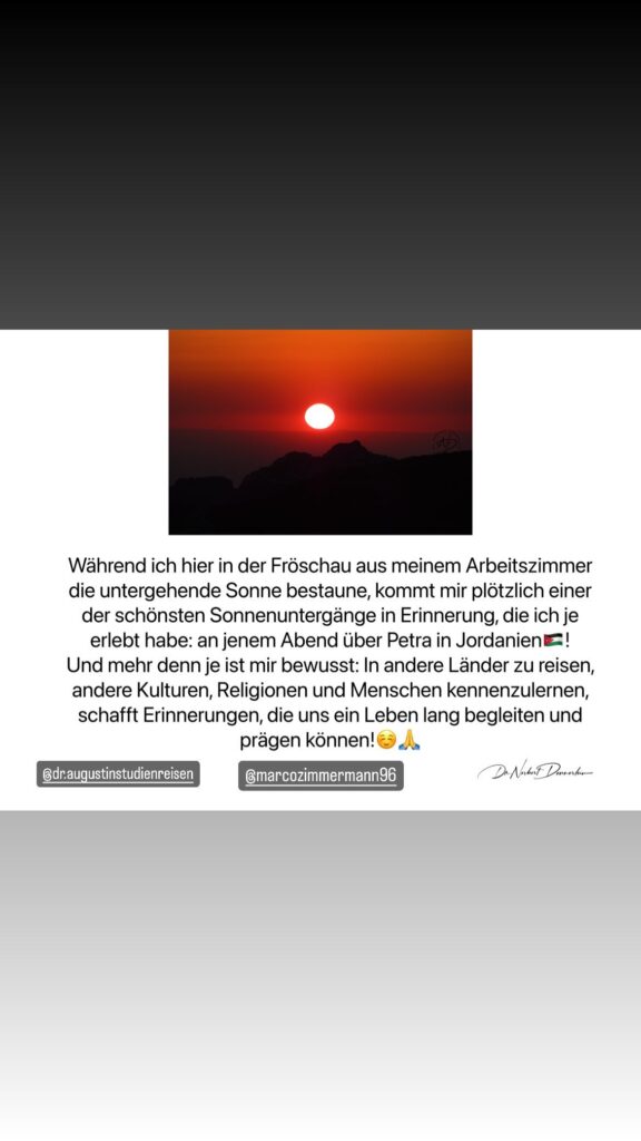 Dr. Norbert Dennerlein: Während ich hier in der Fröschau aus meinem Arbeitszimmer die untergehende Sonne bestaune, kommt