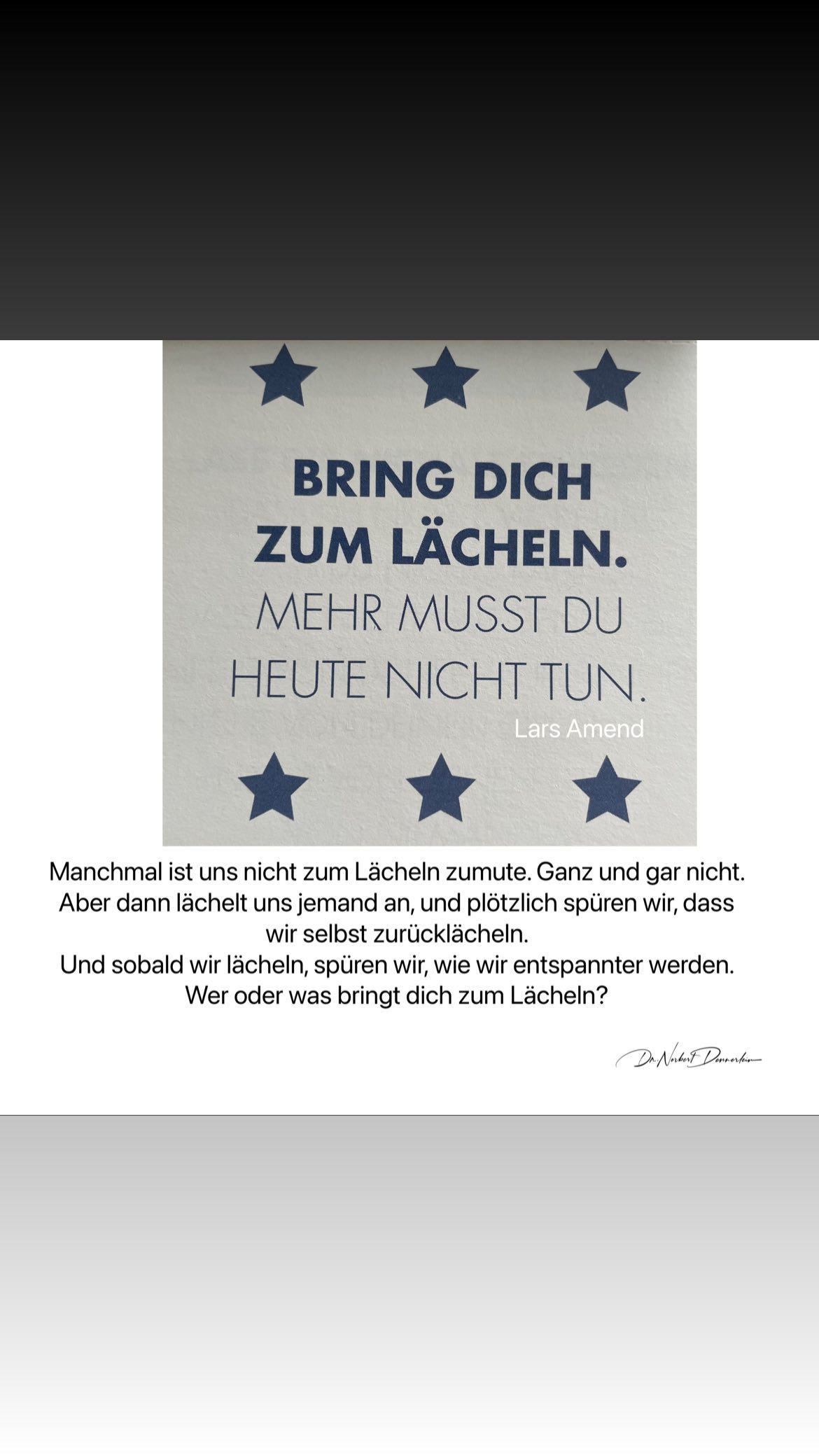 BRING DICH ZUM LÄCHELN