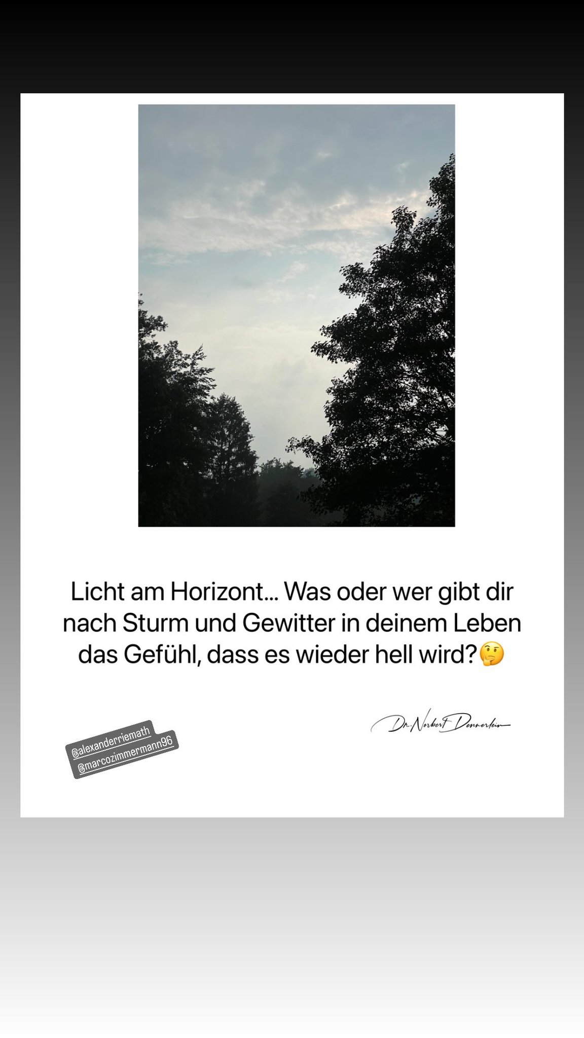 Licht am Horizont