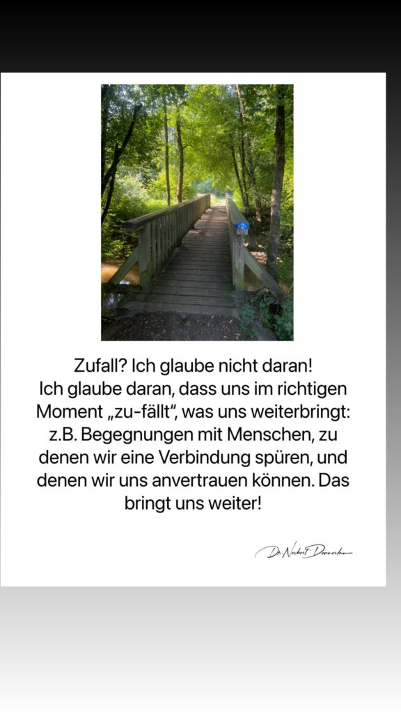 Dr. Norbert Dennerlein: Zufall