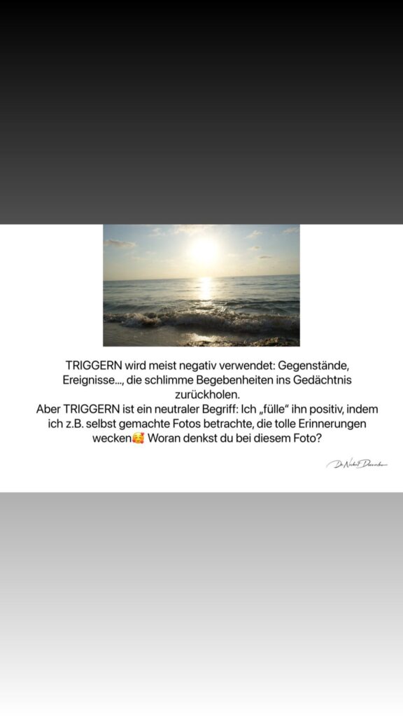 Dr. Norbert Dennerlein: TRIGGERN wird meist negativ verwendet: Gegenstände, Ereignisse