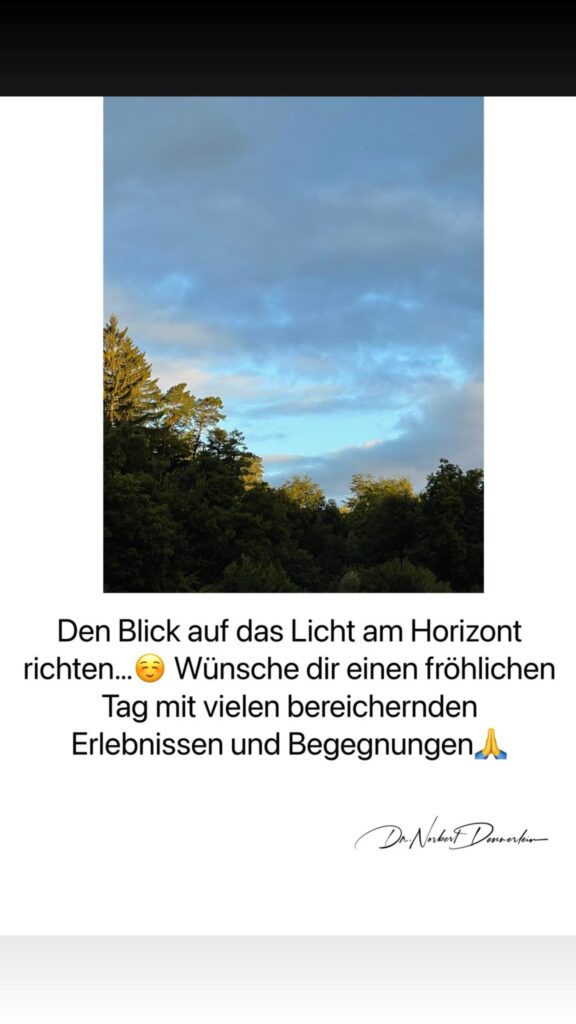 Dr. Norbert Dennerlein: Den Blick auf das Licht am Horizont richten