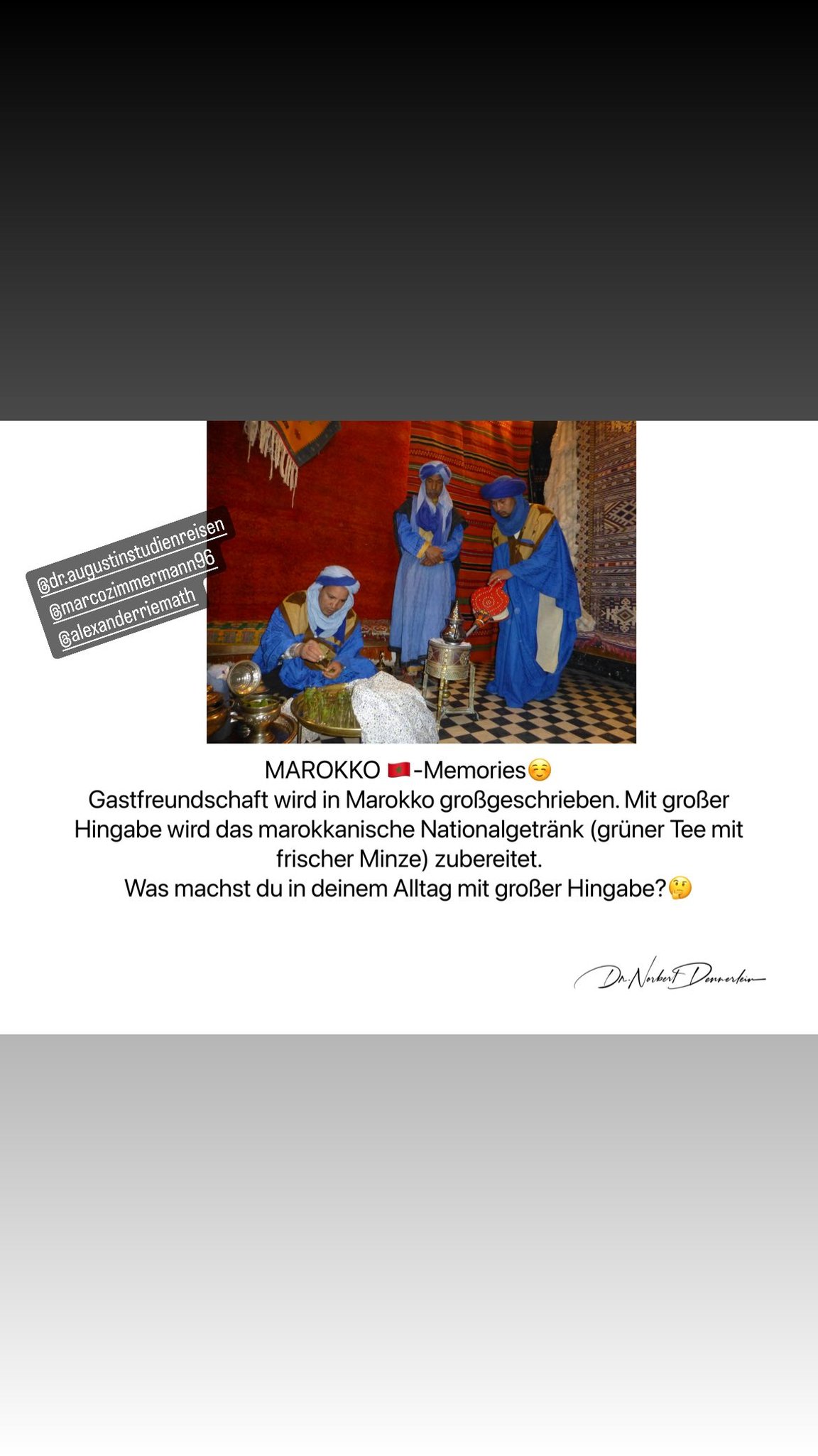 Gastfreundschaft wird in Marokko großgeschrieben