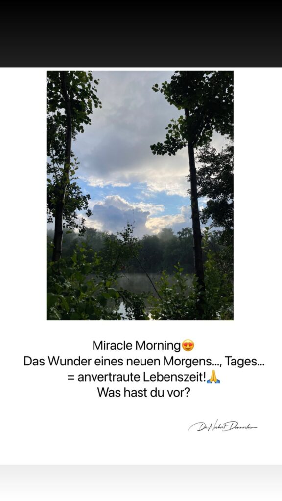 Dr. Norbert Dennerlein: Miracle Morning