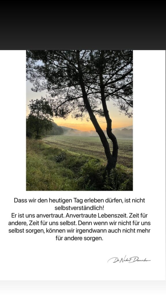 Dr. Norbert Dennerlein: Dass wir den heutigen Tag erleben dürfen, ist nicht selbstverständlich
