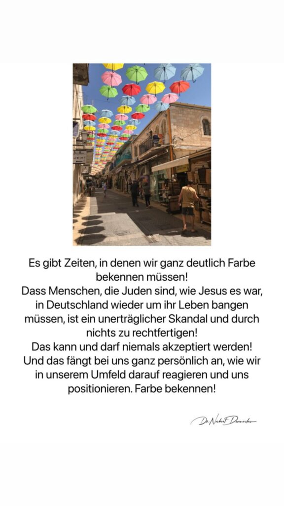 Dr. Norbert Dennerlein: Es gibt Zeiten, in denen wir ganz deutlich Farbe bekennen müssen
