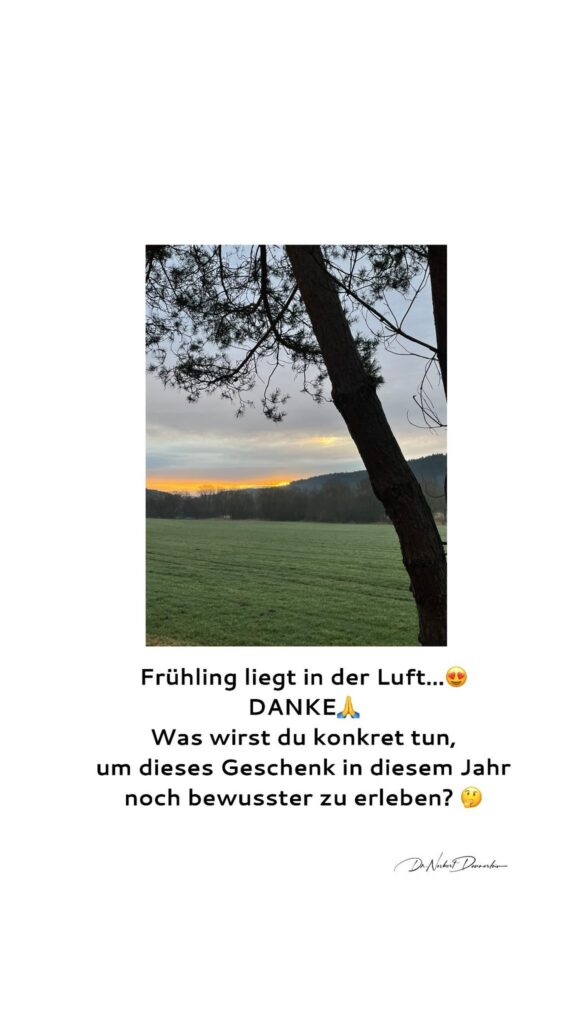 Dr. Norbert Dennerlein: Frühling liegt in der Luft