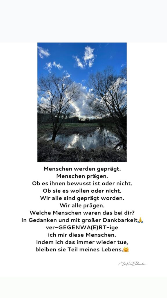 Dr. Norbert Dennerlein: Menschen werden geprägt