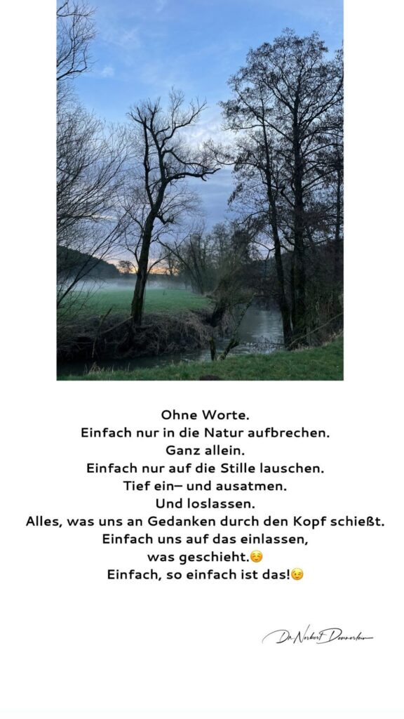 Dr. Norbert Dennerlein: Ohne Worte