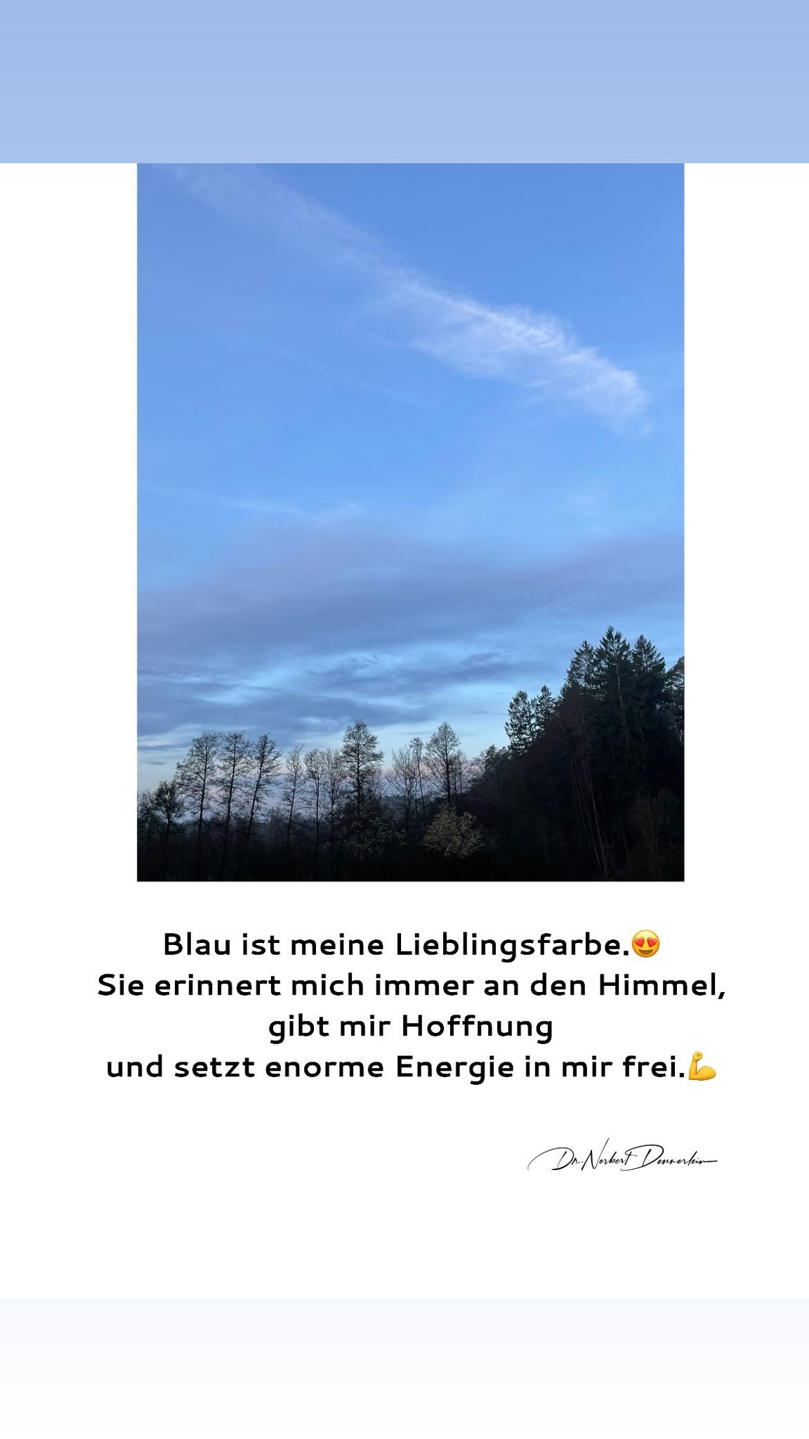 Blau ist meine Lieblingsfarbe