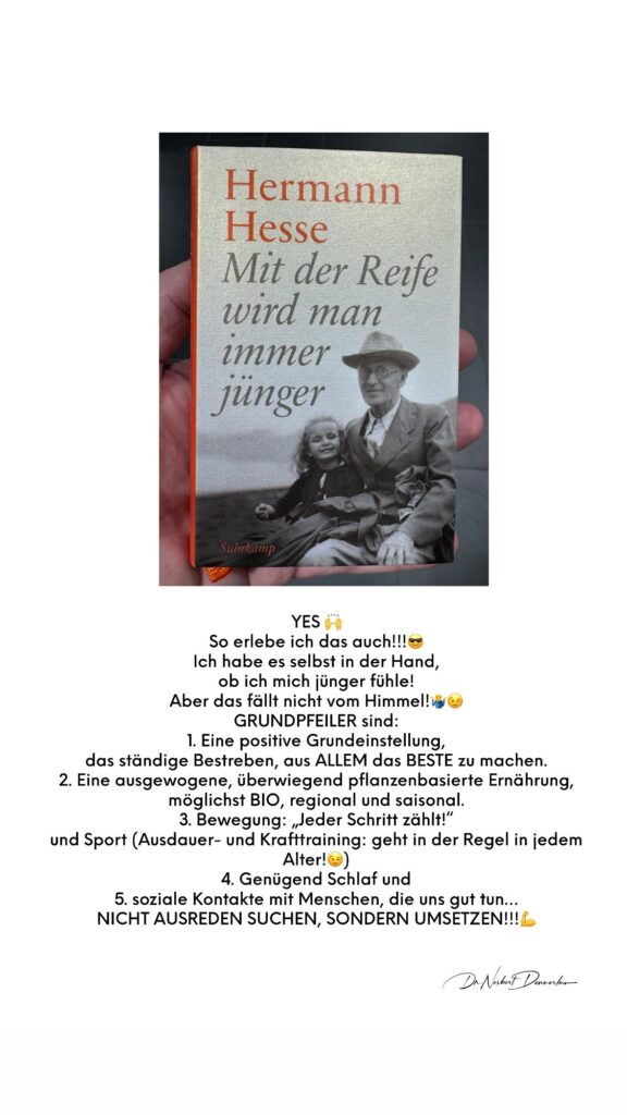 Dr. Norbert Dennerlein: Hermann esse Mit der Reife wird man YES (i So erlebe ich das auch