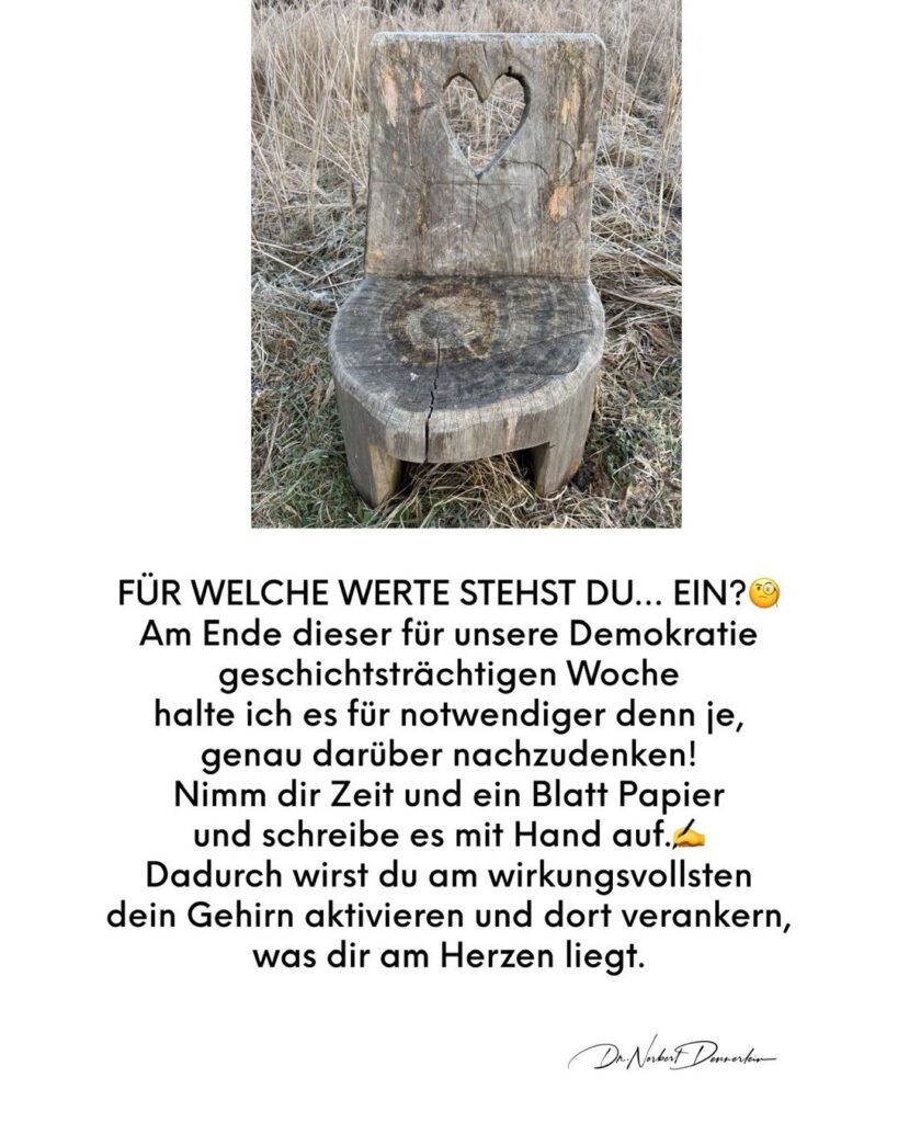 Dr. Norbert Dennerlein: FÜR WELCHE