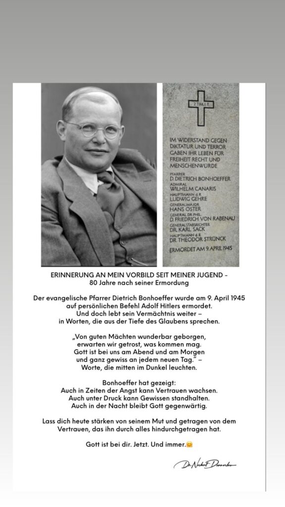 Dr. Norbert Dennerlein: ERINNERUNG