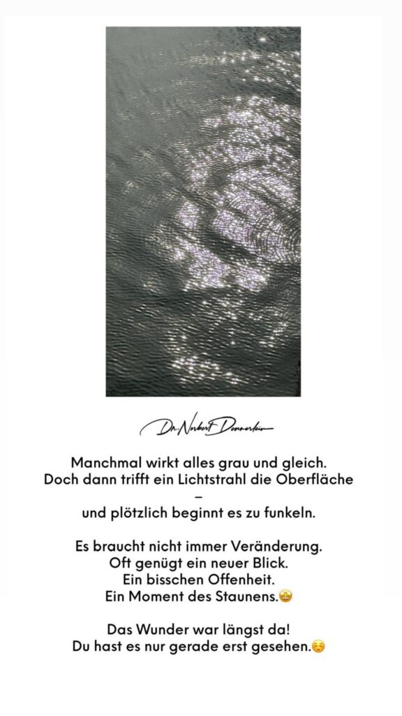 Dr. Norbert Dennerlein: Manchmal wirkt alles grau und gleich