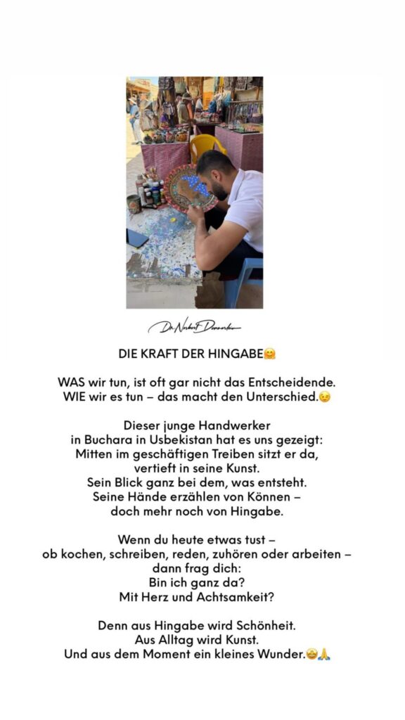Dr. Norbert Dennerlein: DIE KRAFT DER HINGABE