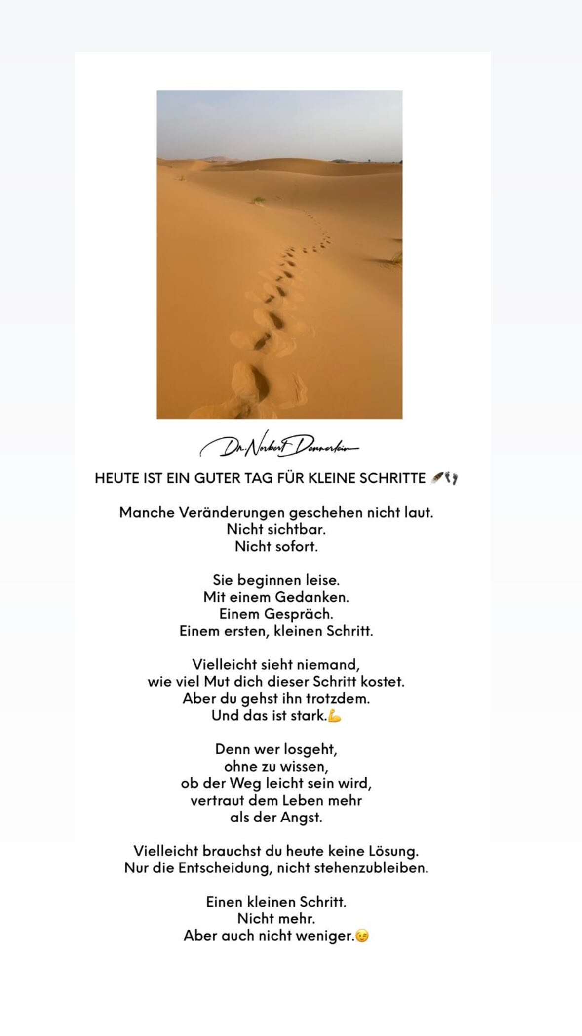 Juli 2025 - (6): Danke HEUTE IST EIN GUTER TAG FÜR KLEINE SCHRITTE #7 Manche Veränderungen geschehen 1 Danke HEUTE IST EIN GUTER TAG FÜR KLEINE SCHRITTE #7 Manche Veränderungen geschehen