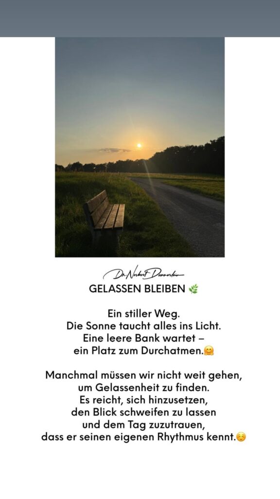 Dr. Norbert Dennerlein: GELASSEN BLEIBEN - Ein stiller Weg