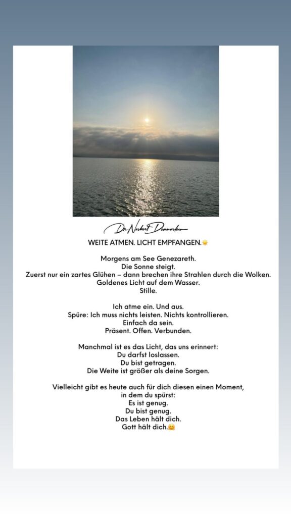 Dr. Norbert Dennerlein: WEITE ATMEN