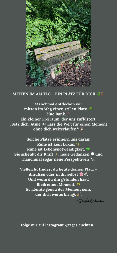 Dr. Norbert Dennerlein: Mitten im Alltag - Ein Platz für dich