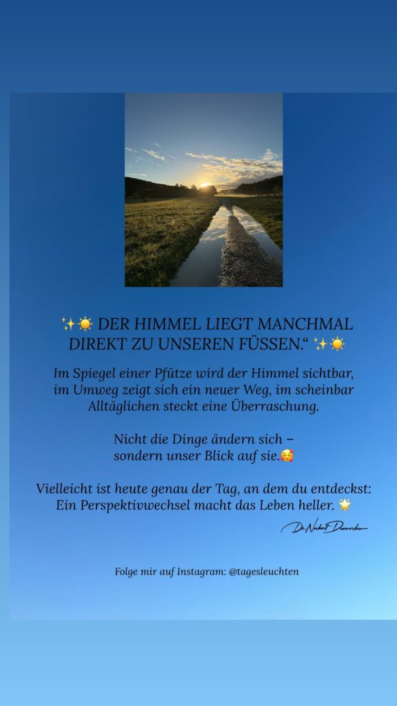 Dr. Norbert Dennerlein: Ute genau der Tag, an dem du entdeckst: Ein Perspektivwechsel macht das Leben heller